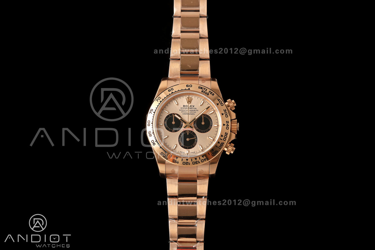 Daytona 126505 Gain Weight VSF 1:1 Best Edition RG/Black Dial On Oyster Bracelet DD4131